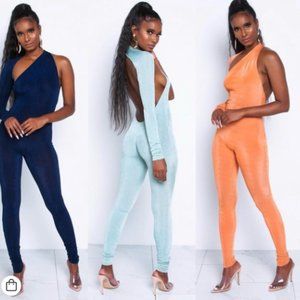 Kloset envy jumpsuit blue one piece